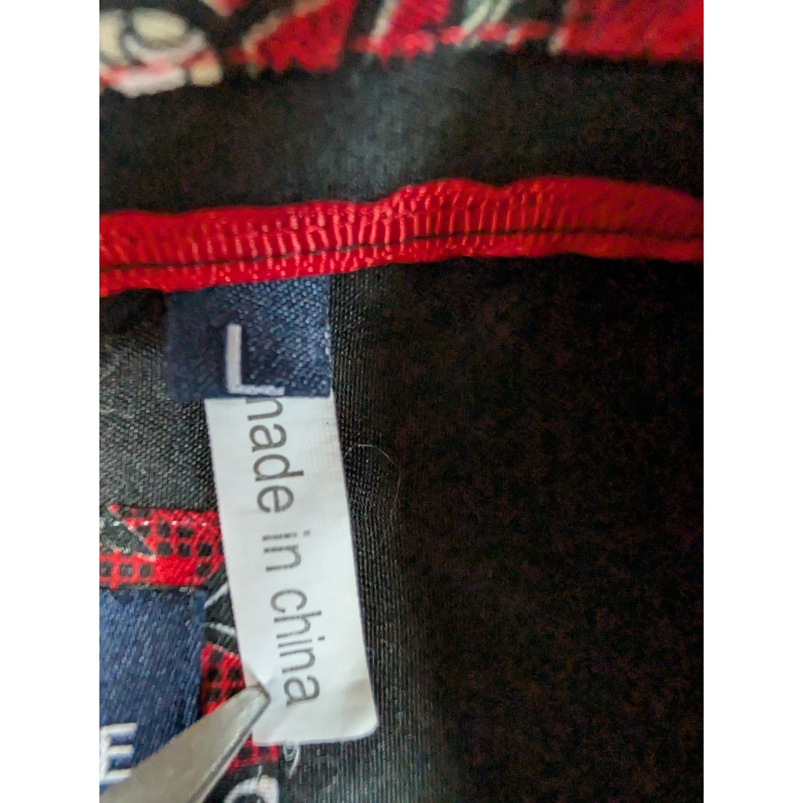 Silver Stone Collection Red/Black Paisley Modern Fit Long Sleeve Shirt Sz L Fun — image 4 of 5